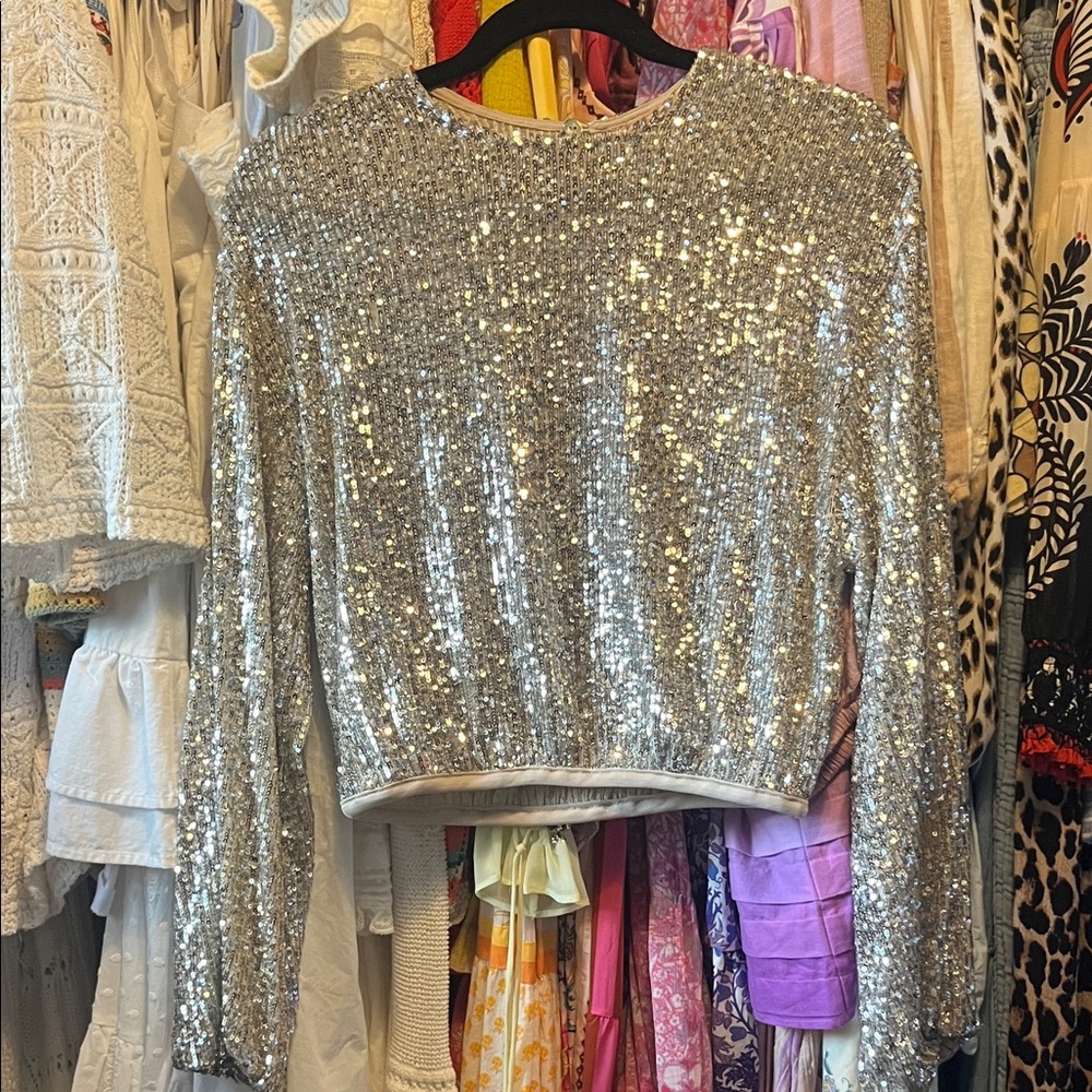 NWT Show Me Your Mumi Sequin Top